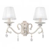 Elegant Grace Wall Lamp White with Gold