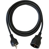 Plastic Extension Cable Black 3m H05VV-F 3G1,5