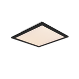 Gamma LED ceiling lamp 30x30 cm matt black