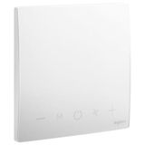 Mallia Senses - 1 gang room temperature control unit - Matt White