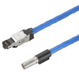 Data insert with cable (industrial connectors), Cable length: 1 m, Cat