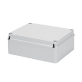 JUNCTION BOX WITH PLAIN SCREWED LID - IP56 - INTERNAL DIMENSIONS 190X140X70 - SMOOTH WALLS - GWT960°C - CSA - GREY RAL 7035