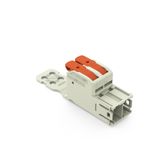 832-1202/332-000 1-conductor male connector; lever; Push-in CAGE CLAMP®