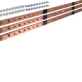 Busbar,universN,40x10mm,5 section