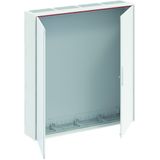 A47 ComfortLine A Wall-mounting cabinet, Surface mounted/recessed mounted/partially recessed mounted, 336 SU, Isolated (Class II), IP44, Field Width: 4, Rows: 7, 1100 mm x 1050 mm x 215 mm