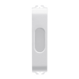 SINGLE INDICATOR LAMP - OPAL - 1/2 MODULE - GLOSSY WHITE - CHORUSMART