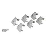Set of 6 locking caps for british standard outlet + 1 key for PDU