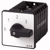 Reversing star-delta switches, T5B, 63 A, flush mounting, 5 contact unit(s), Contacts: 10, 60 °, maintained, With 0 (Off) position, D-Y-0-Y-D, Design