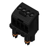 PCB plug-in connector (wire connection), Black release lever, 5.00 mm,