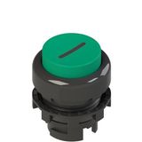 Green protruding impulse button with mar E2 1PU2S421L2