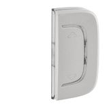 Cover plate Valena Allure - Up/Down symbol - either side mounting - aluminium