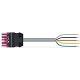 pre-assembled interconnecting cable Eca Socket/plug pink