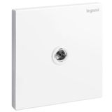 Galion - 1 gang TV female terminal socket outlet - White