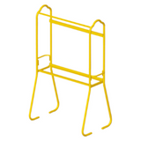 Q-BOX4/6 - TUBOLAR METAL SUPPORT PAINTED YELLOW