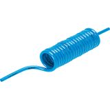 PUN-4X0,75-S-0,5-BL Spiral plastic tubing