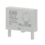 CR-U 41 Pluggable module diode and LED red, 6-24VDC, A1+, A2-