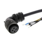 Servo motor power cable, 3 m, w/o brake, 900 W-1.5 kW AA028886G