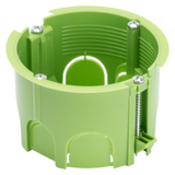 GREEN WALL - ROUND FLUSH-MOUNTING BOXES - FOR PLASTEBOARD AND MOBILE WALLS - Ï 65x45