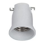 E 40 lampholder - 16 A - 750 V~ - porcelain - one-piece unit - white