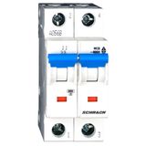 Miniature Circuit Breaker (MCB) C, 1A, 2-pole, 6kA