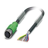 SAC-8P-75,0-PUR/M12FS SH - Sensor/actuator cable
