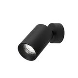 Sandy Black Aluminium   LED GU10 1x10 Watt 220-240 Volt  IP20 Bulb Excluded   D: 5.7 H1: 9 H2: 13 cm Rotating & Adjustable