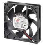 DC Axial fan, plastic blade, frame 120x25, low speed