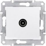 Sedna - TV connector - 1dB without frame white