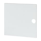 Replacement door, white, 1-row, for flush-mounting (hollow-wall) compact distribution boards
