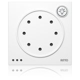 Doorman Door intercom module with light button, white