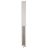 Rearwall, ventilated, HxW=2000x300mm, IP42, grey