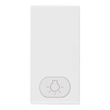 Button 1M light symbol white