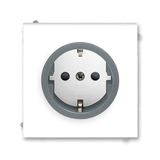 5518M-A03459 44 Socket outlet with earthing contacts, shuttered