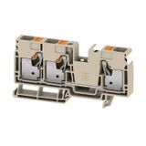 Feed-through terminal block, PUSH IN, 16 mm², 1000 V