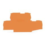 End plate 0.8 mm thick orange