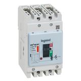 DPX³ 160HP 3P circuit breaker - Rated current 160A - Breaking capacity 36kA - Magneto-thermal protection