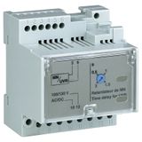 adjustable time delay relay - for MN under voltage release - 100/130V AC/DC - sp