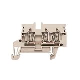 Feed-through terminal block, Tension-clamp connection, 2.5 mm², 800 V,