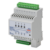 SWITCH ACTUATOR - 4 CHANNELS - 10A - 4 UNIVERSAL INPUTS - KNX - IP20 - 4 MODULES - DIN RAIL MOUNTING
