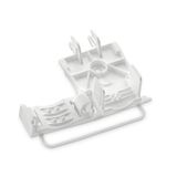 Strain relief plate for 294 Series for multicore cables white