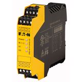 Safety relay emergency stop/protective door, 24VDC/AC, 3 enabling paths
