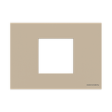 N2472 CV Frame 2 modules 1gang Champagne - Zenit