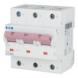 Miniature circuit breaker (MCB), 32A, 3p, B-Char, AC