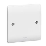 Blanking plate Synergy - 1 gang - 86 x 86 mm - white