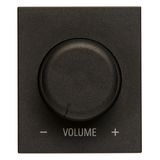 Volume dimmer black