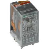 CR-M230AC4G Pluggable interface relay 4c/o,A1-A2=230VAC, 250V/6A gold contacts
