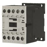 Contactor, 3 pole, 380 V 400 V 5.5 kW, 1 N/O, 230 V 50 Hz, 240 V 60 Hz, AC operation, Screw terminals