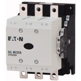 Contactor, 380 V 400 V 110 kW, 2 N/O, 2 NC, RDC 240: 200 - 240 V DC, DC operation, Screw connection