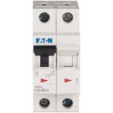 Miniature circuit breaker (MCB), 4 A, 1p+N, characteristic: C, 6 kA