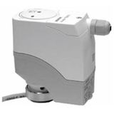 SSA31.1 - Electromotoric actuator, 100 N, 2.5/5 mm, 1.5 m, AC 230 V, 3P, auxiliary switch